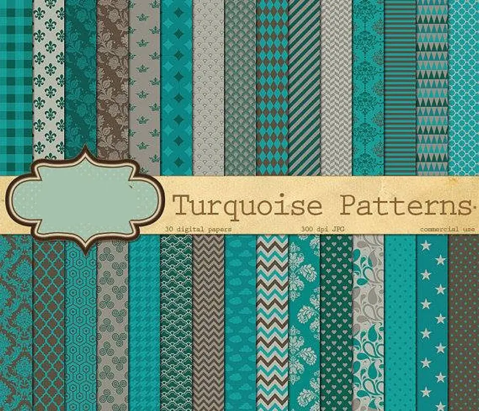 Kit Digital Papeis Azuis  1