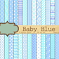 Kit Digital Papeis Baby Azul  - Thumbnail 1