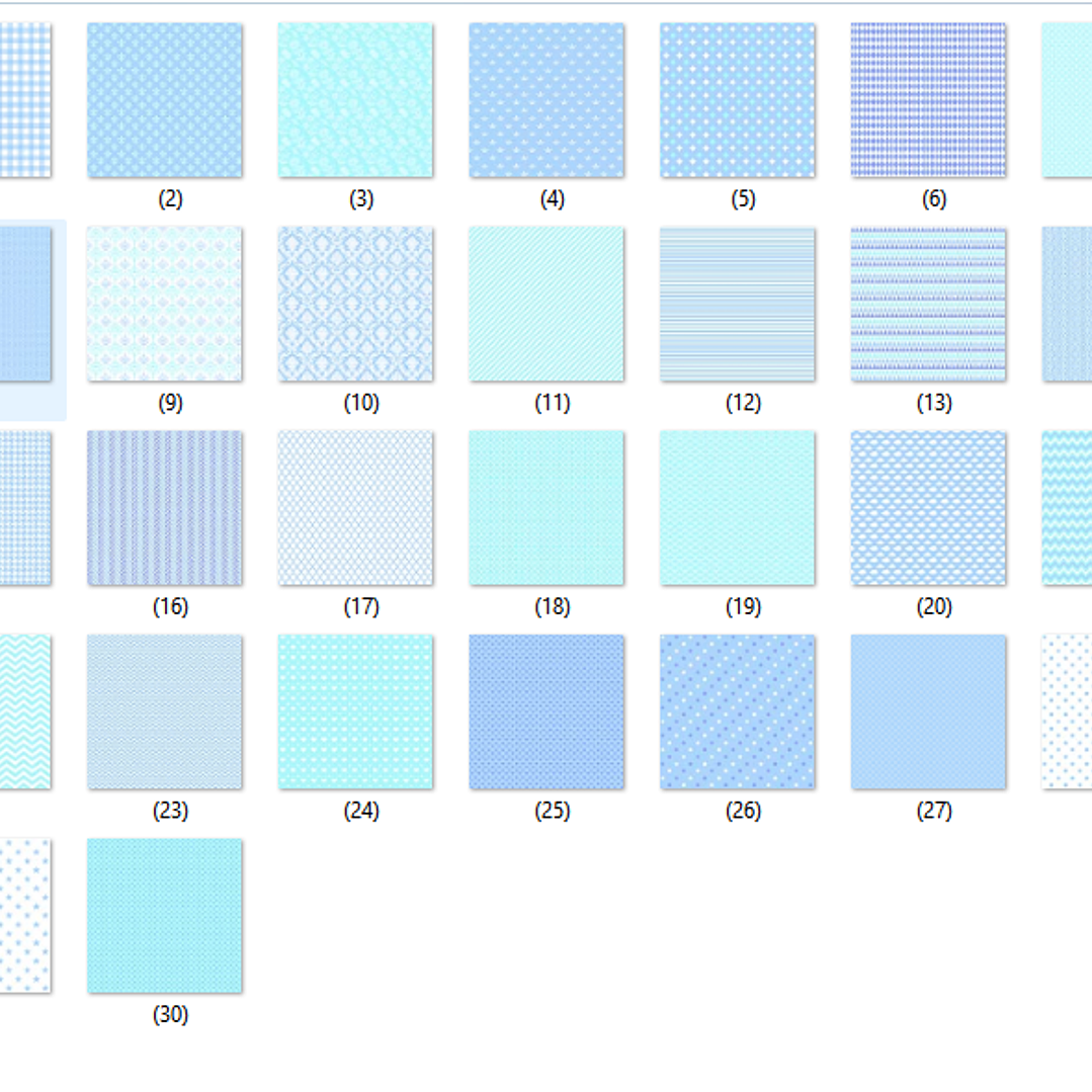 Kit Digital Papeis Baby Azul  2