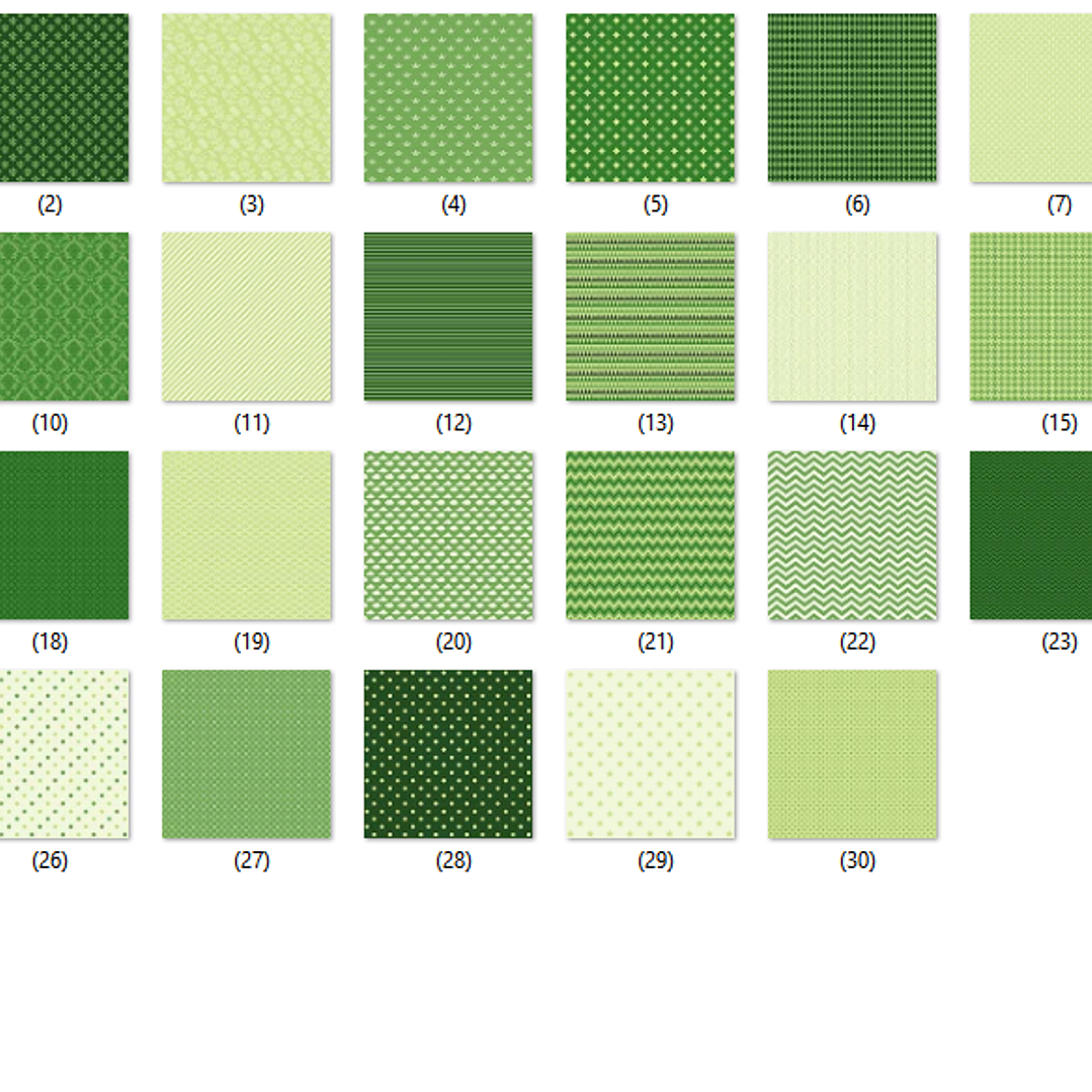Kit Digital Papeis Verde  2