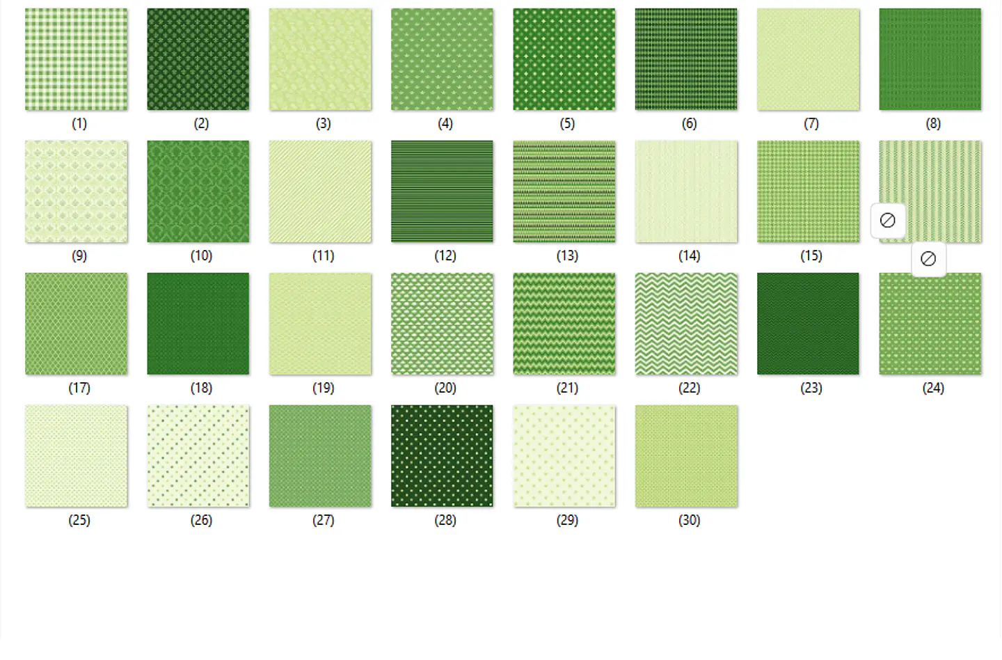 Kit Digital Papeis Verde  2