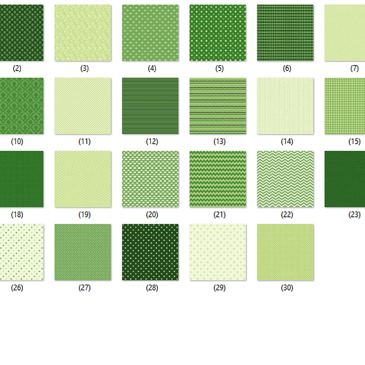 Kit Digital Papeis Verde  2
