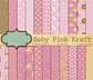 Kit Digital Papeis Rosa  - Thumbnail 1