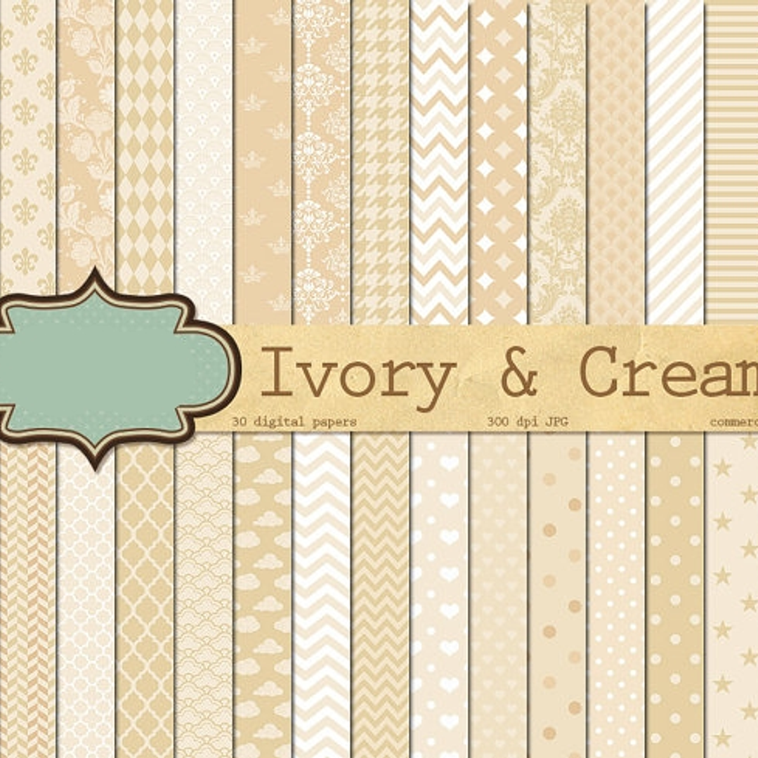 Kit Digital Papeis Marrom  1