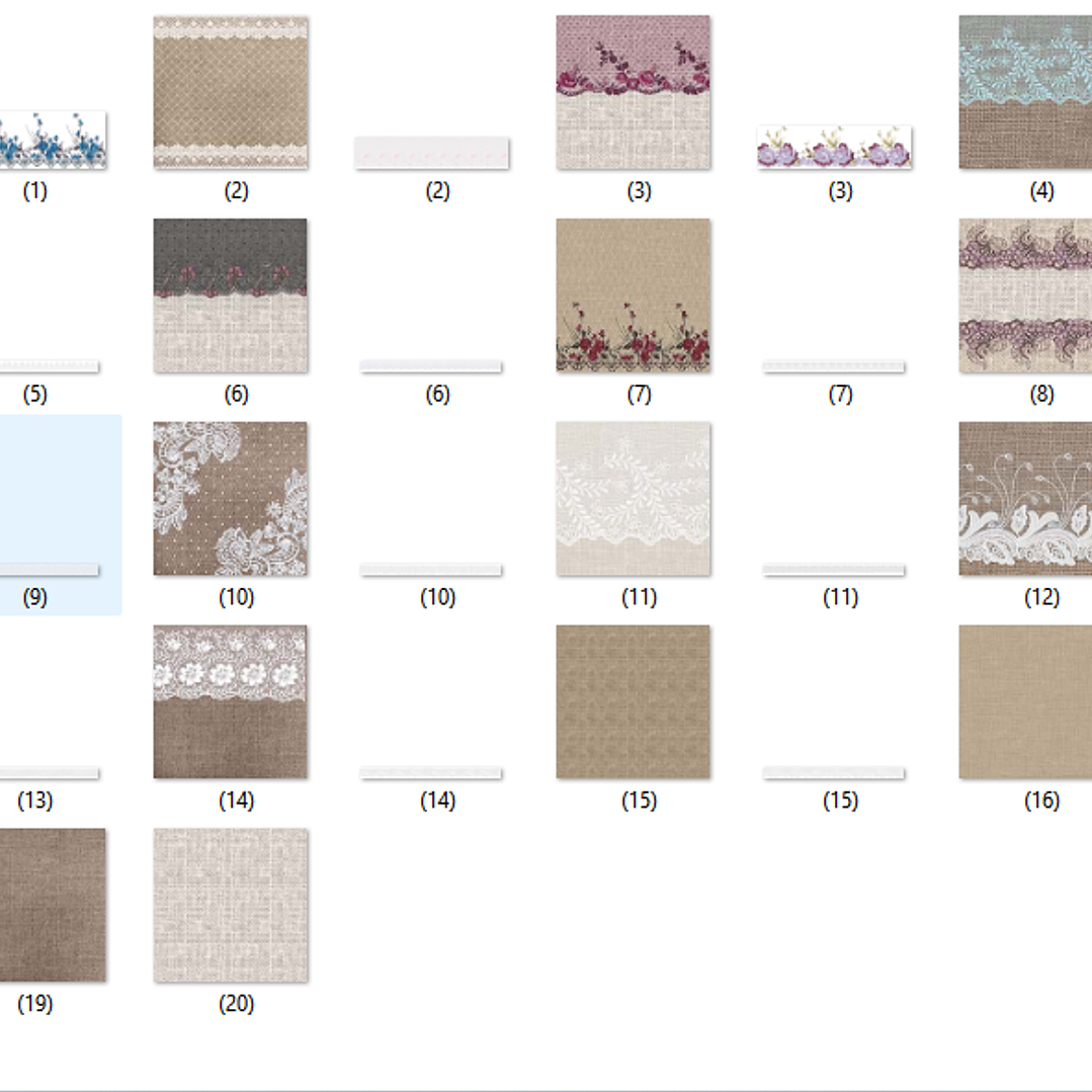 Kit Digital Papeis Flores   2