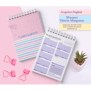 Arquivo Planner Alimentar Diário 2026