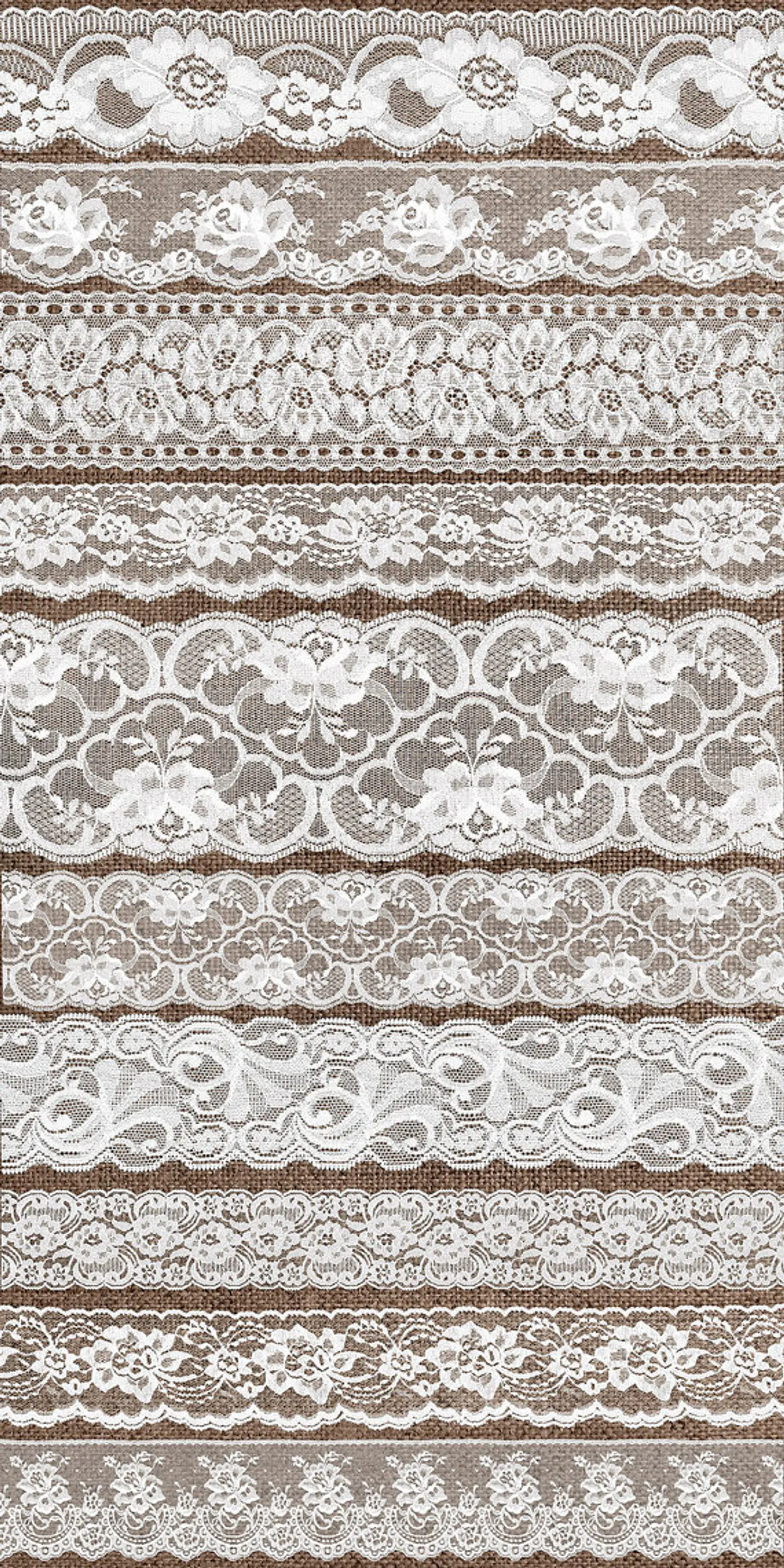 Kit Digital Papeis Floral  1