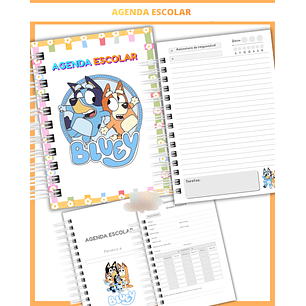 Arquivo Escolar Bluey Menina 