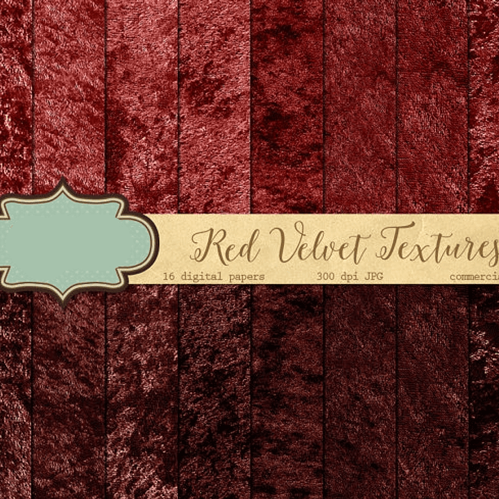 Kit Digital Papeis Vermelho Red  1