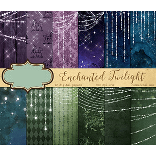 Kit Digital Papeis Encantados 