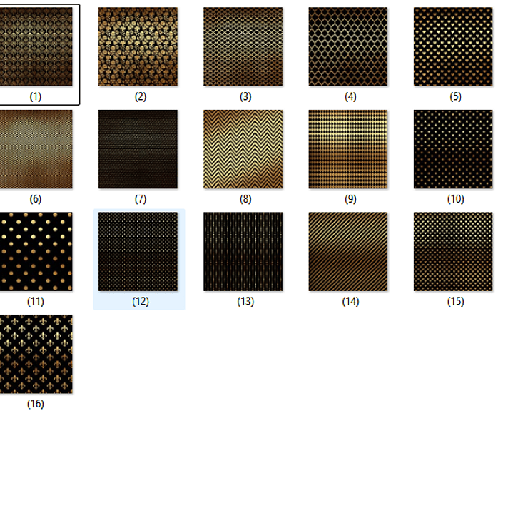 Kit Digital Papeis Black Glold 2