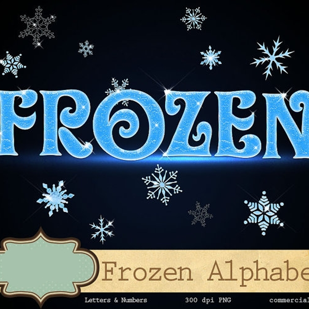 Kit Digital Papeis Frozen  1