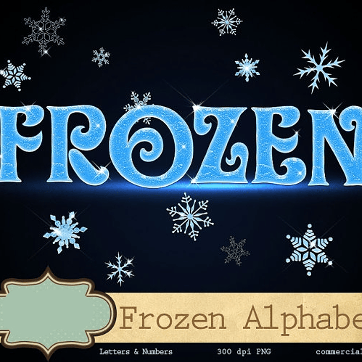 Kit Digital Papeis Frozen  1