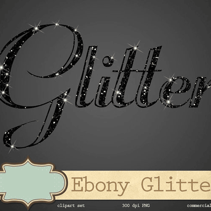 Kit Digital Papeis Letras Brilhoras  1