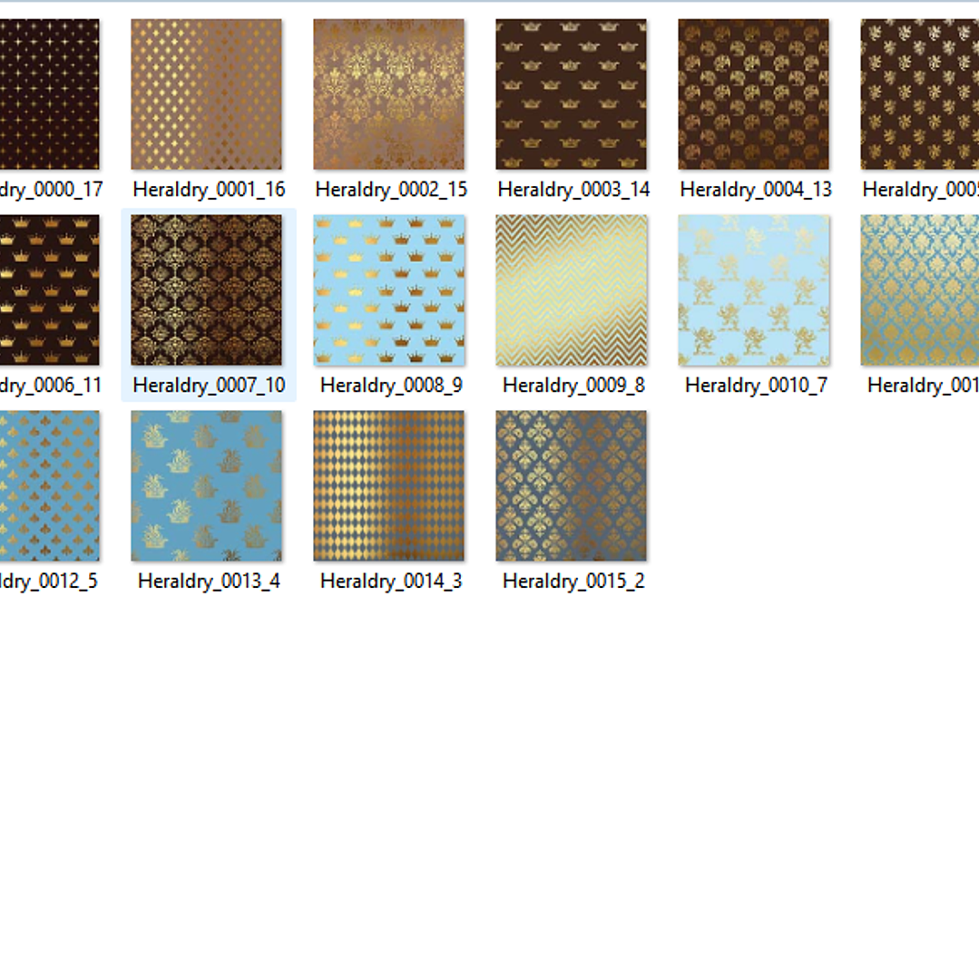 Kit Digital Azul Dourado  2