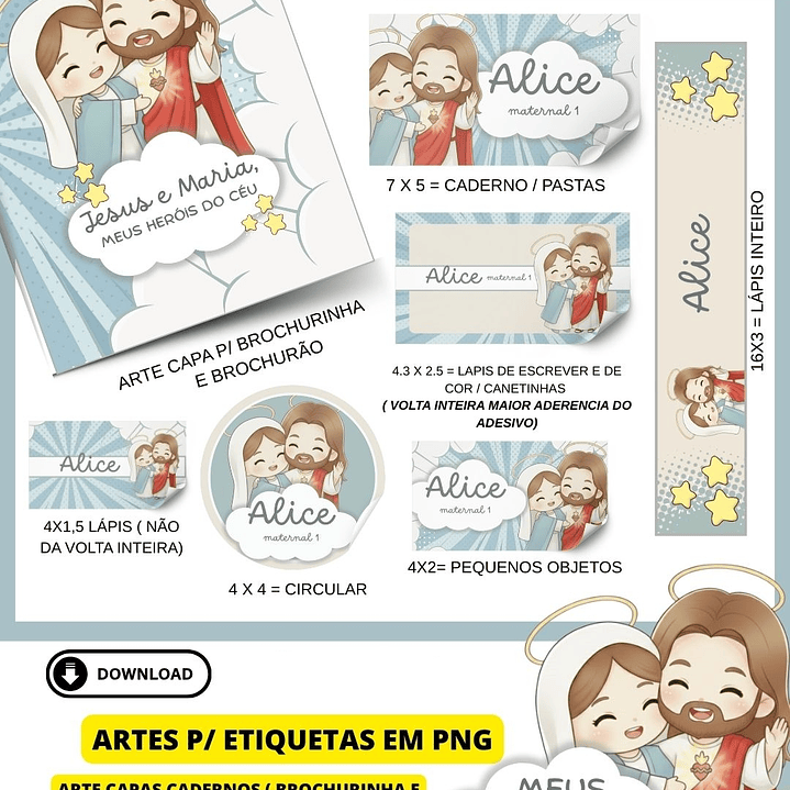 Arquivo Escolar Católico Jesus e Maria - Meus Heróis do Céu 2