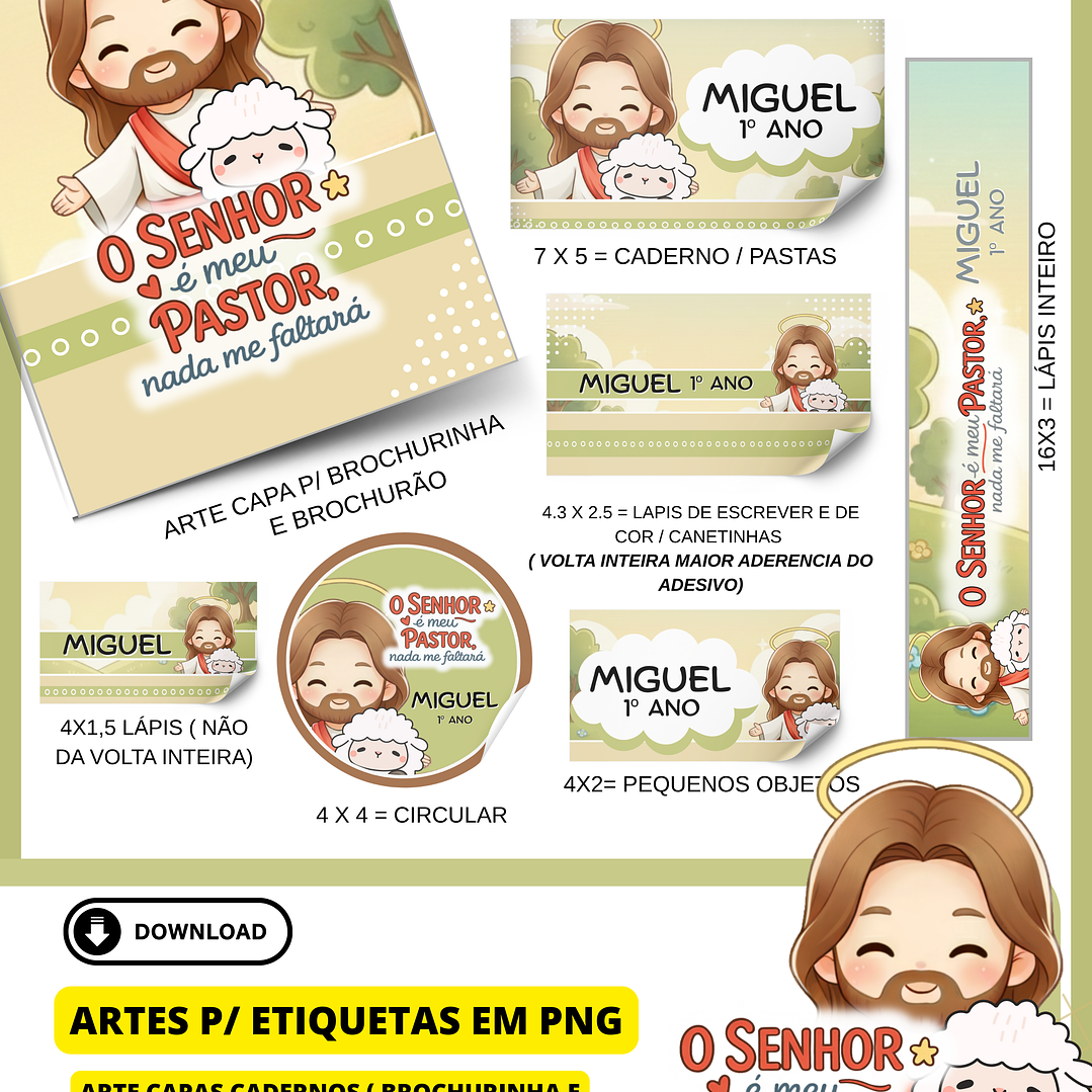 Arquivo Escolar Católico Jesus Meu Pastor 2