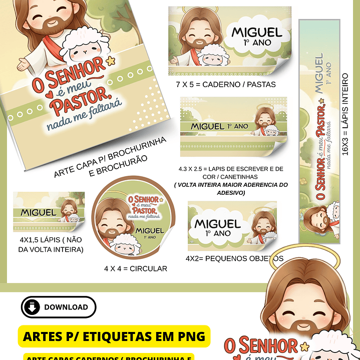 Arquivo Escolar Católico Jesus Meu Pastor 2