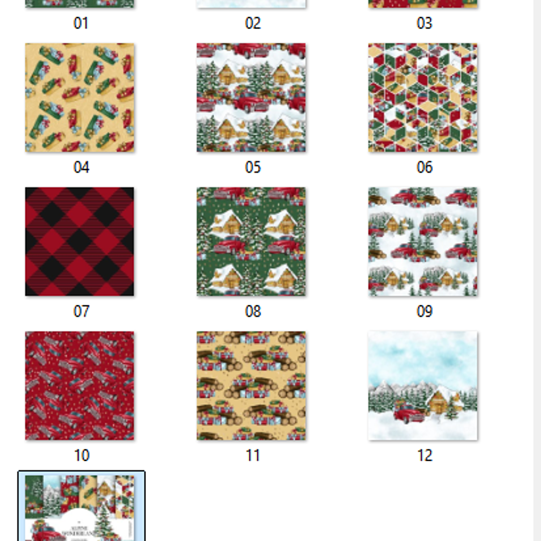 Kit Digital Papeis Natal  2