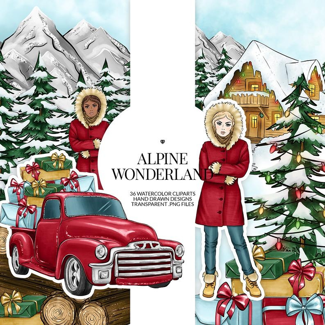 Kit Digital Casal No Natal  1