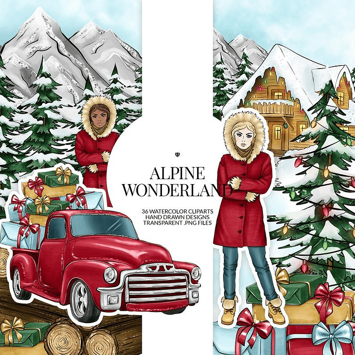 Kit Digital Casal No Natal  1