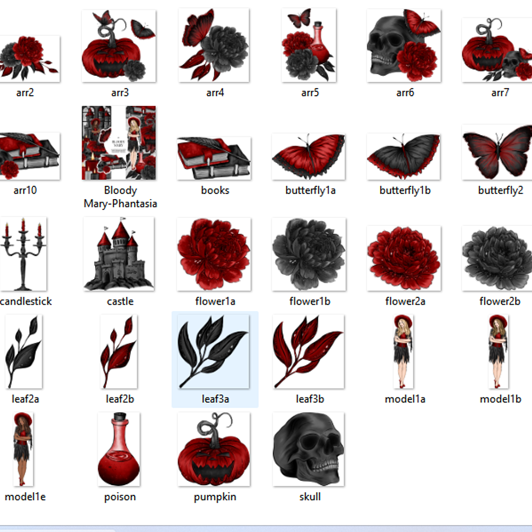 Kit Digital Menina Sangrenta  2