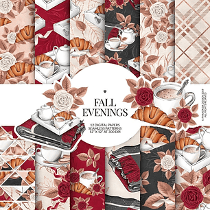 Kit Digital Papeis Chá da Tarde 