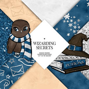 Kit Digital Papeis Harry Potter