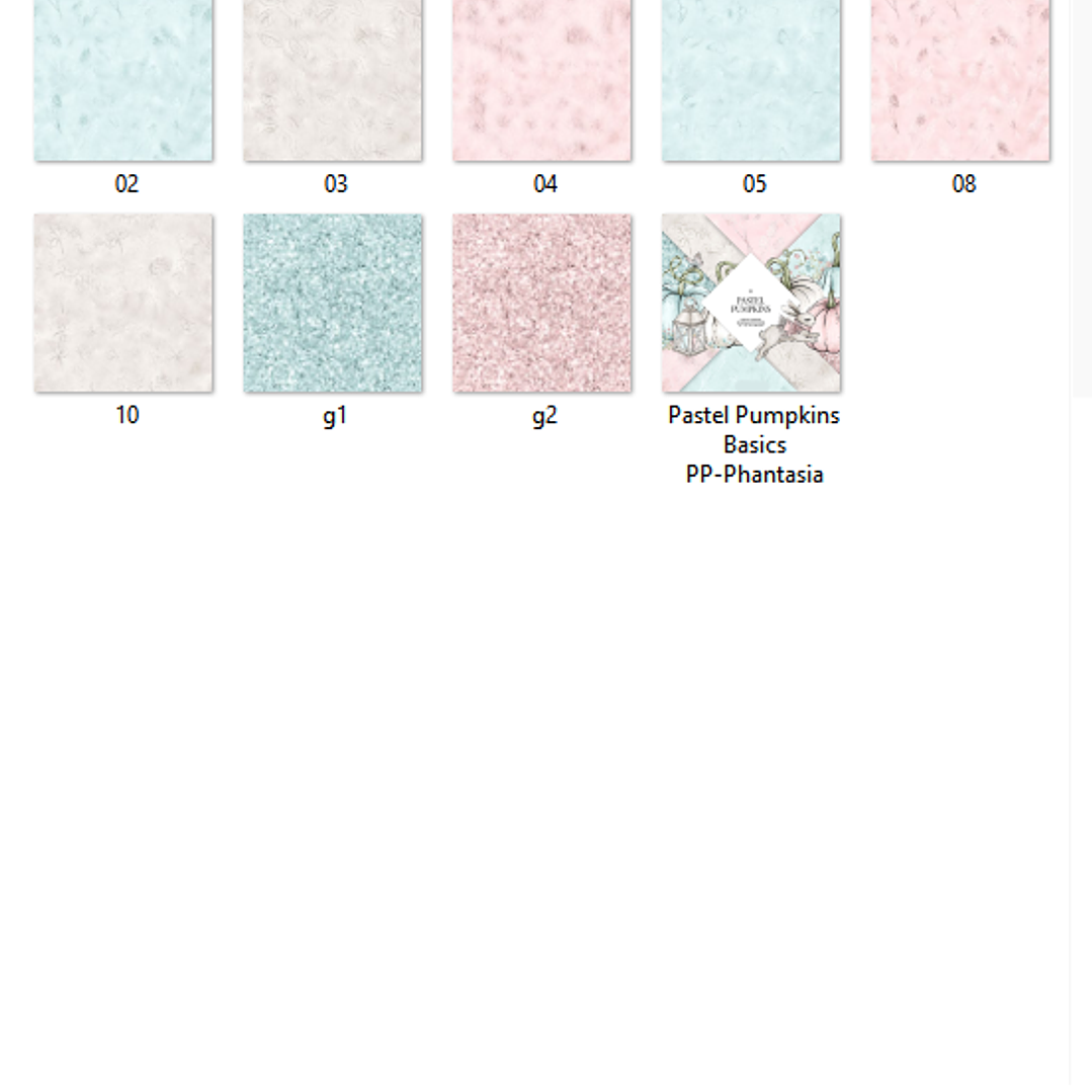 Kit Digital Papeis Aboboras em Tons Pastel  2