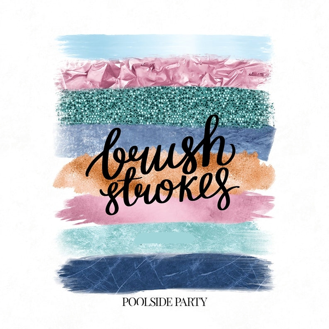 Kit Digital Rabiscos Pool Party 1