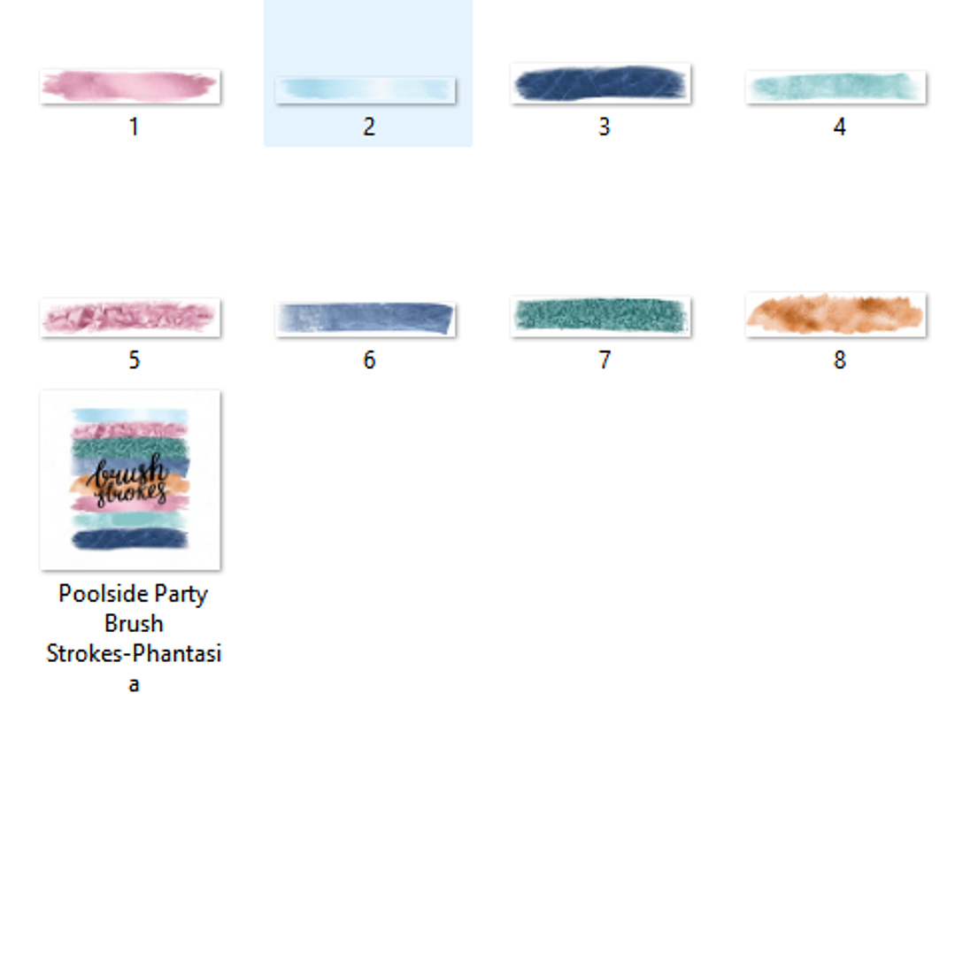 Kit Digital Rabiscos Pool Party 2