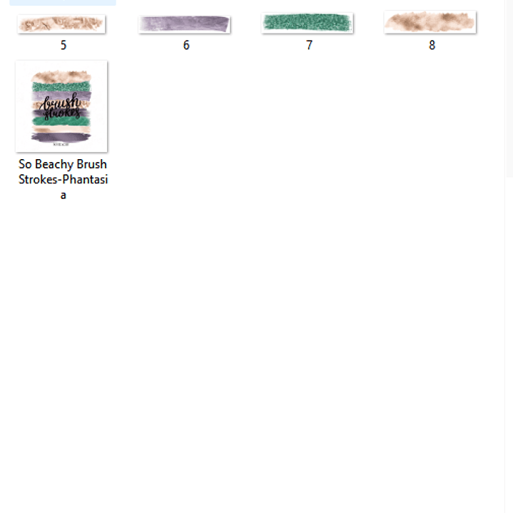 Kit Digital Pinceis Verão  2