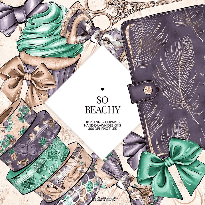 Kit Digital Acessorios Laços Agenda  1