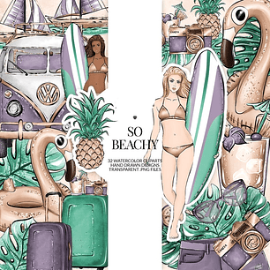 Kit Digital Acessorios Pro Verão 