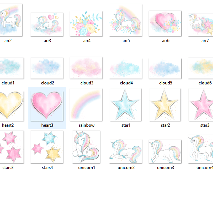 Kit Digital Unicórnio  2