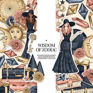 Kit Digital Zodíaco Sombrio