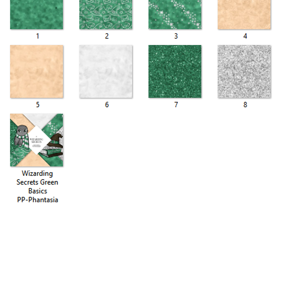 Kit Digital Papeis Segredos Magicos  2