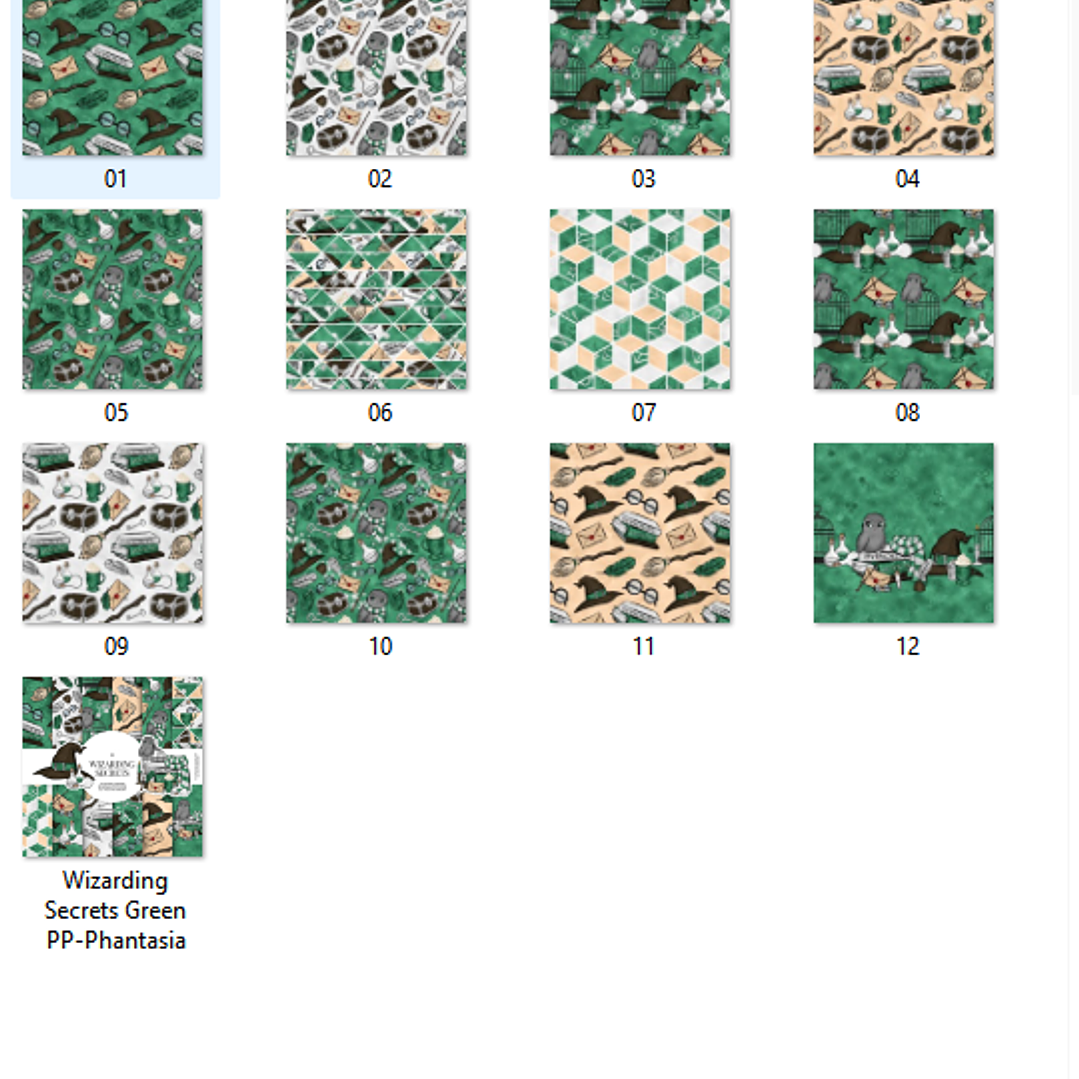 Kit Digital Papeis Magia Secreta 2