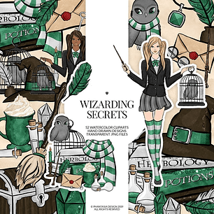 Kit Digital Bruxinha Secreta 