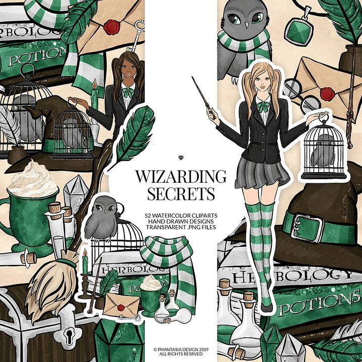 Kit Digital Bruxinha Secreta  1