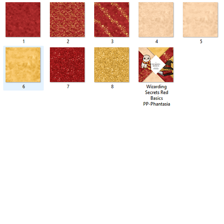 Kit Digital Papeis Magia Secreta Red  2