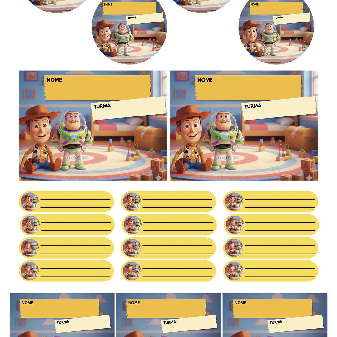 Arquivo Pack 50 Etiquetas Escolares  2