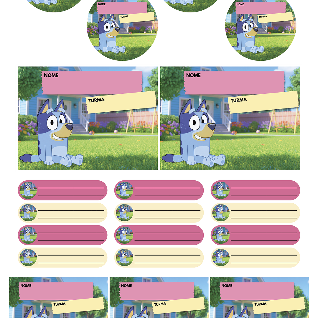 Arquivo Pack 50 Etiquetas Escolares  3