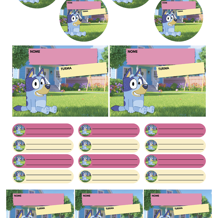 Arquivo Pack 50 Etiquetas Escolares  3