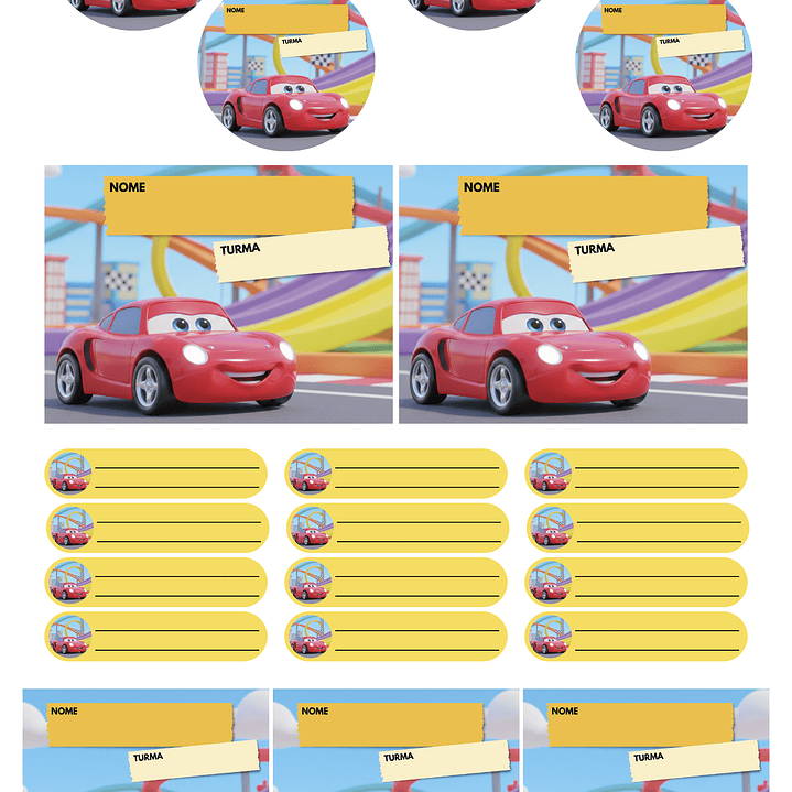 Arquivo Pack 50 Etiquetas Escolares  6