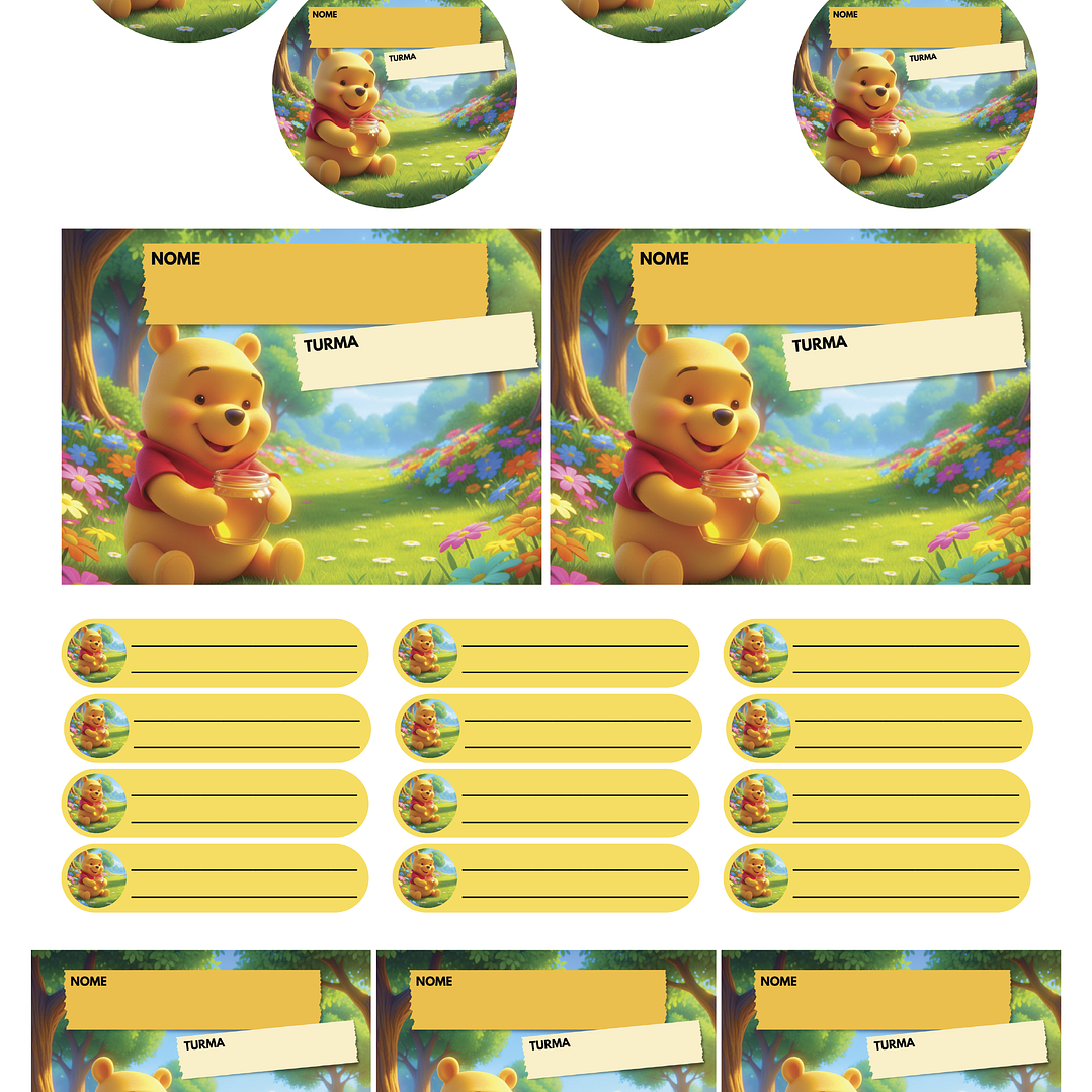 Arquivo Pack 50 Etiquetas Escolares  11