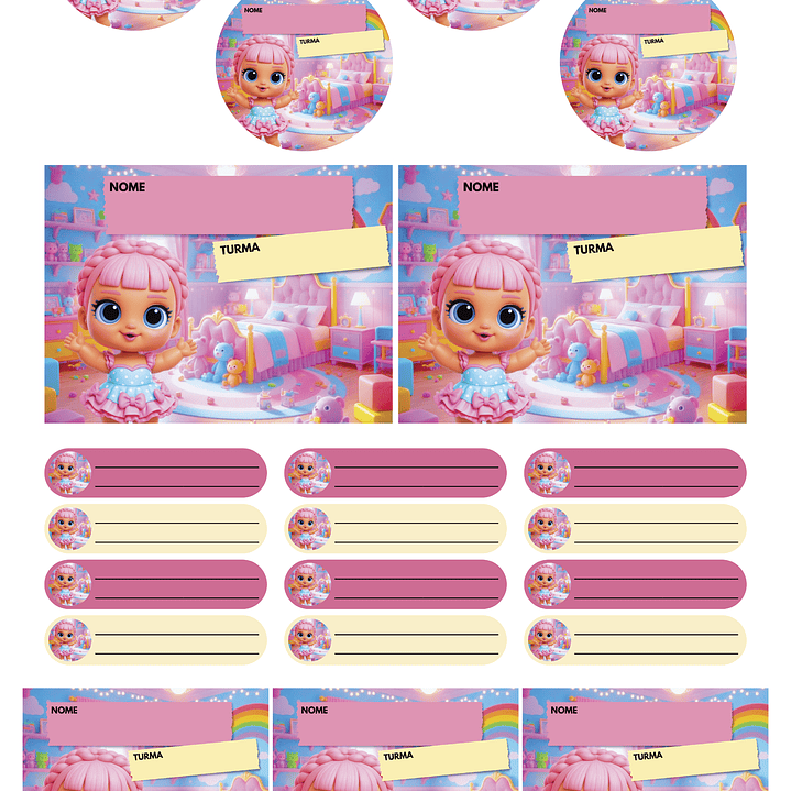 Arquivo Pack 50 Etiquetas Escolares  14