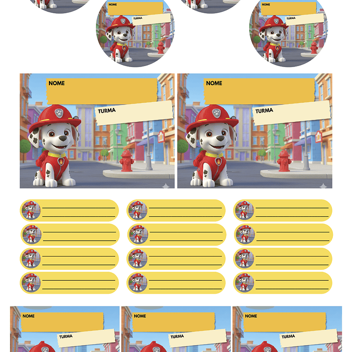 Arquivo Pack 50 Etiquetas Escolares  16