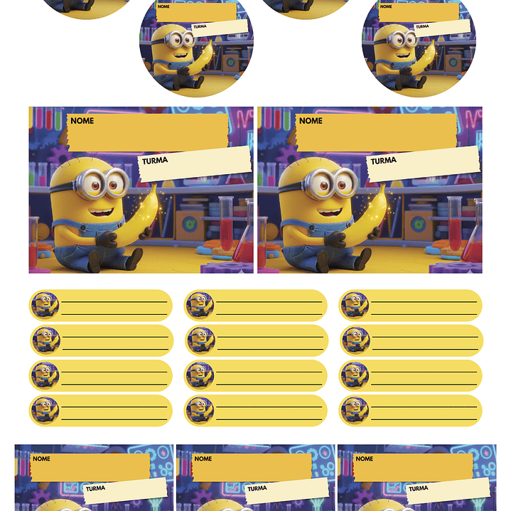 Arquivo Pack 50 Etiquetas Escolares  17