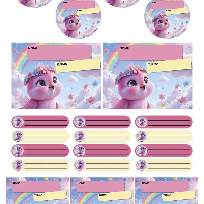 Arquivo Pack 50 Etiquetas Escolares  18